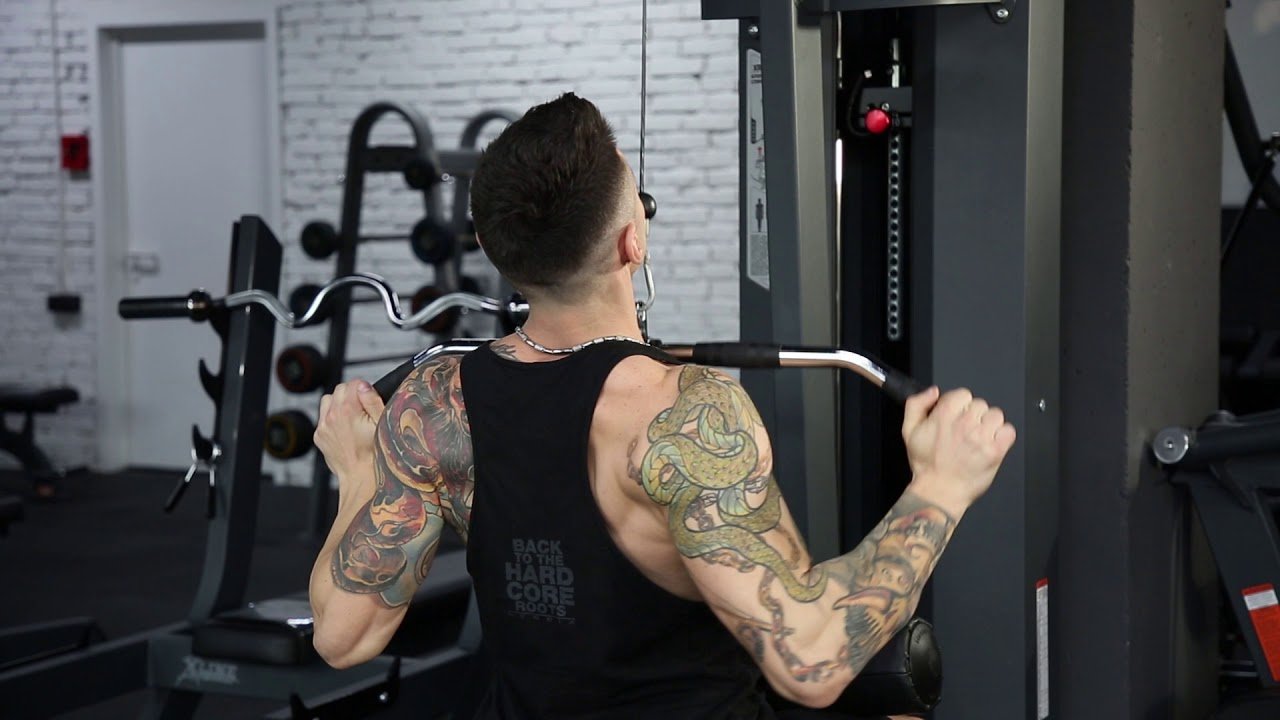 Seated Lat Pulldown Exercise