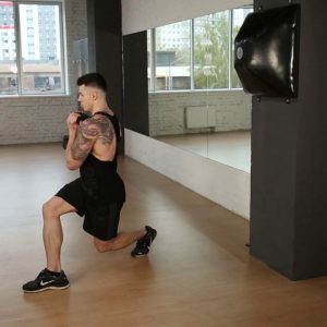 Reverse Lunge with Rotation Exercise